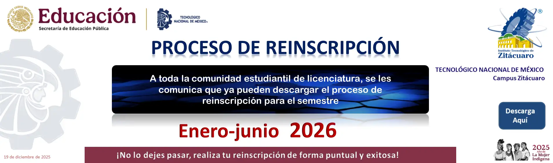 REISNCRIPCIÓN